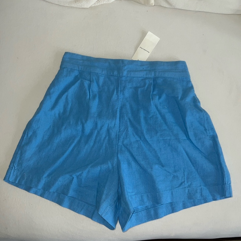 NWT linen Abercrombie shorts